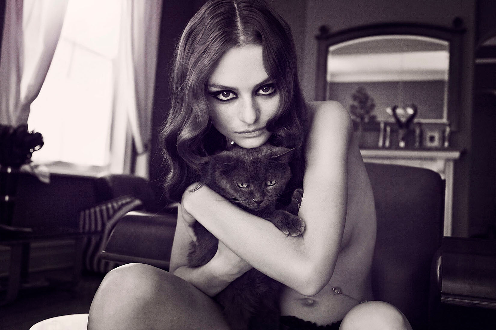 KIT CAT - palm and panther