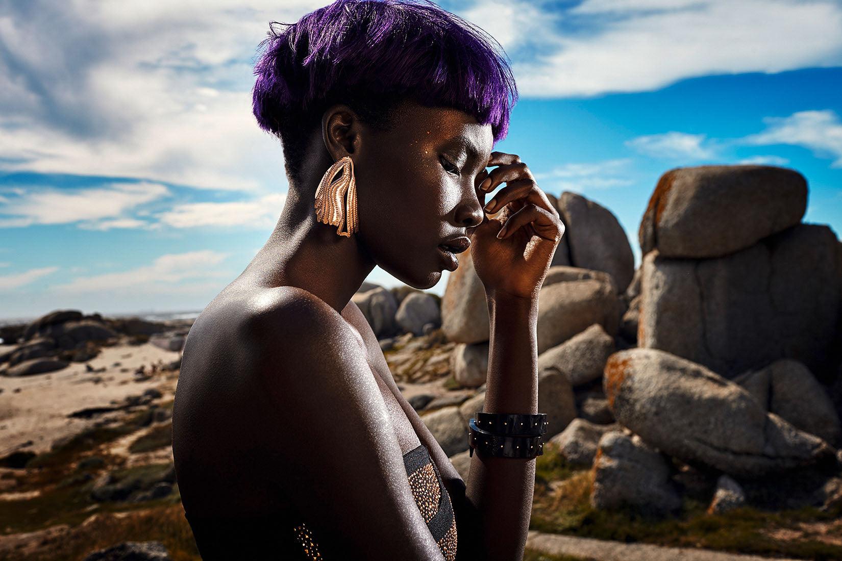Black Beauty No.2 - palm and panther